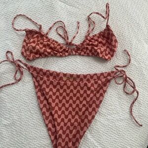 Skatie Slater Bikini kahea Top Medium and Vera Bottoms Large